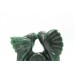 Hand crafted Natural Dark Green Jade gem stone Bird Pair Figure Home Decorative